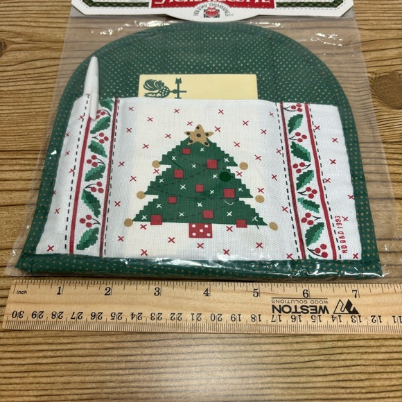 1993 Cambridge Holiday Christmas Tree Recipe Card Pot Holder - Picture 7 of 8